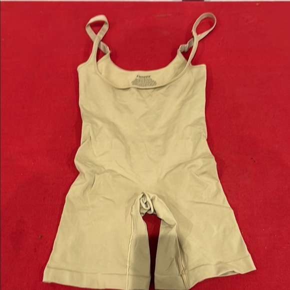 Flexees Cream Shapewear Bodysuit - Picture 1 of 4